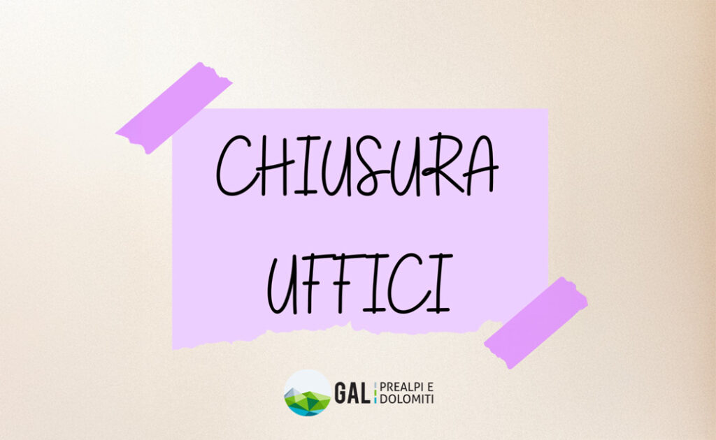Chiusura degli uffici del GAL