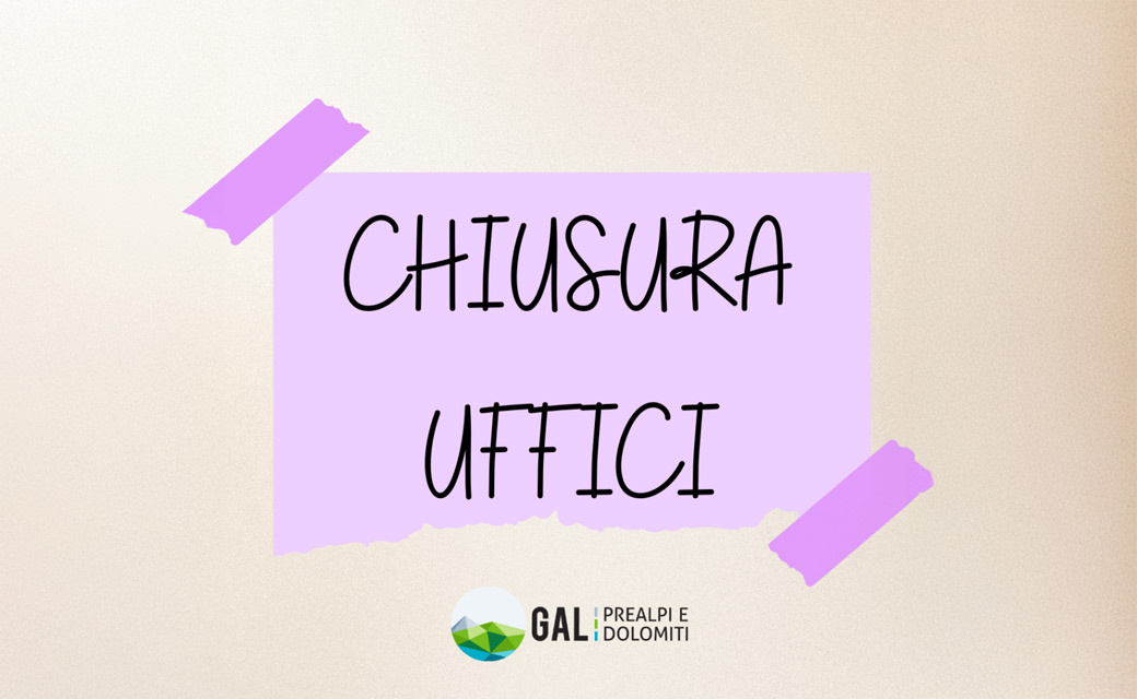 Chiusura degli uffici del GAL